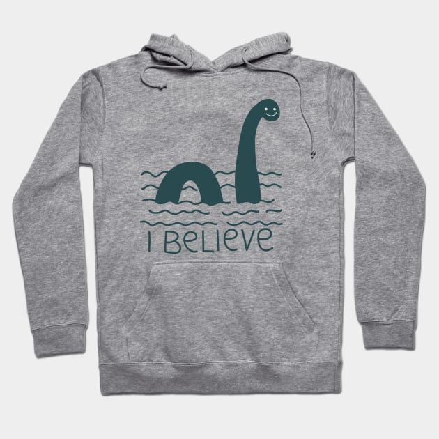 Loch Ness Monster Hoodie by valentinahramov